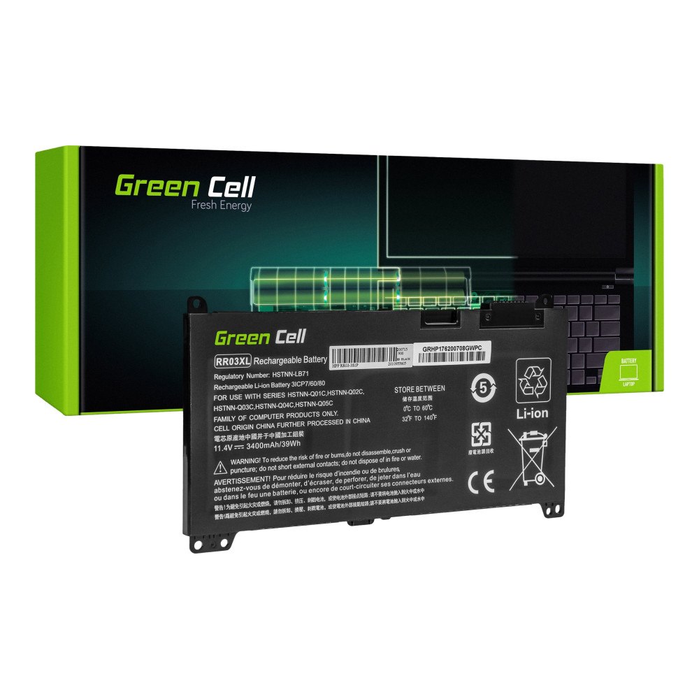 Green Cell Green Cell - batteri för bärbar dator - Li-pol - 3400 mAh