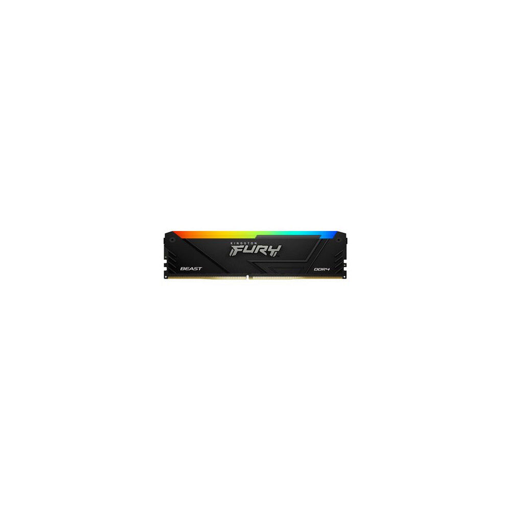 Kingston Kingston FURY Beast RGB - DDR4 - sats - 16 GB: 2 x 8 GB - DIMM 288-pin / PC4-28800 - ej buffrad