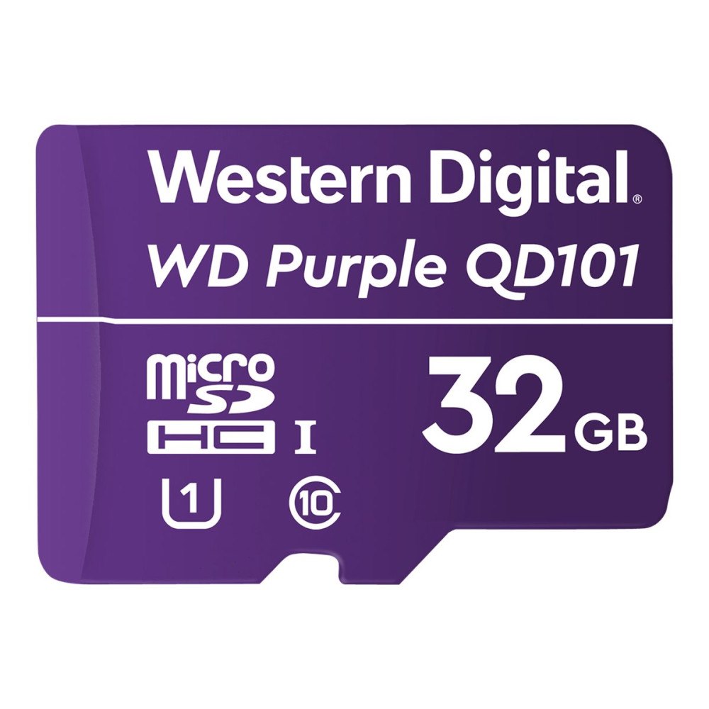 WD WD Purple SC QD101 WDD032G1P0C - flash-minneskort - 32 GB - microSDHC