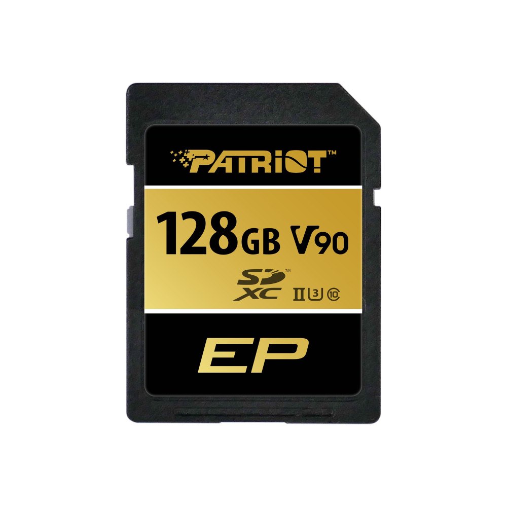 Patriot Memory Patriot V90 - flash-minneskort - 128 GB - SDXC UHS-II