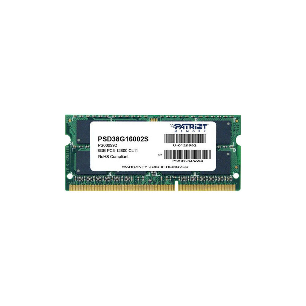 Patriot Memory Patriot Signature Line - DDR3 - modul - 8 GB - SO DIMM 204-pin / PC3-12800 - ej buffrad