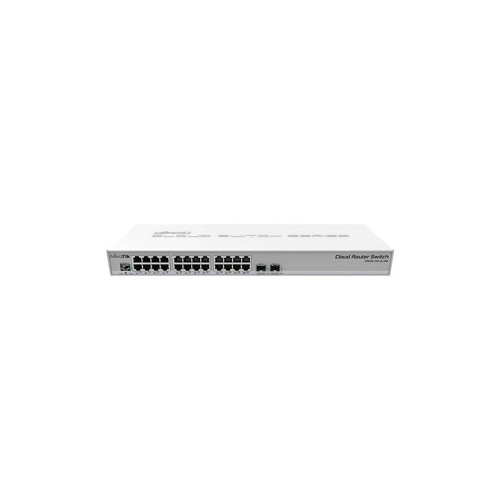 MikroTik MikroTik Cloud Router Switch CRS326-24G-2S+RM - switch - 24 portar - Administrerad - rackmonterbar