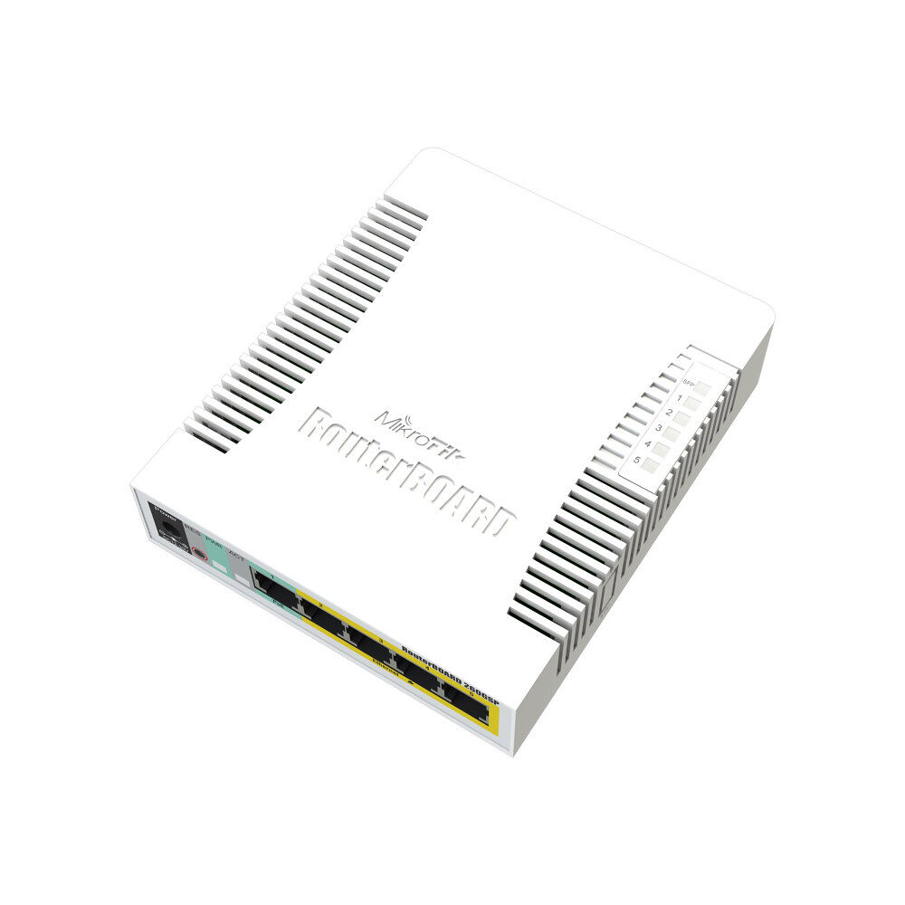 MikroTik MikroTik RouterBOARD RB260GSP - switch - 6 portar - Administrerad
