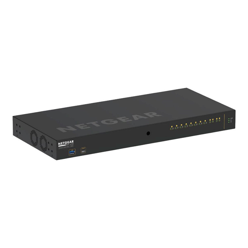 Netgear NETGEAR AV Line M4250-10G2F-PoE+ - switch - 12 portar - Administrerad - rackmonterbar