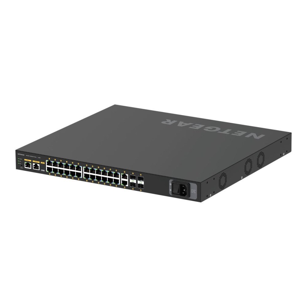 Netgear NETGEAR AV Line M4250-26G4XF-PoE+ - switch - 24 portar - Administrerad - rackmonterbar