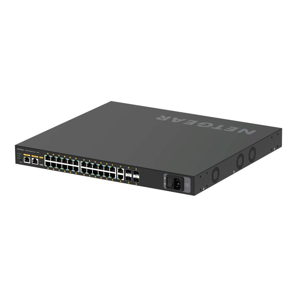Netgear NETGEAR AV Line M4250-26G4XF-PoE+ - switch - 24 portar - Administrerad - rackmonterbar