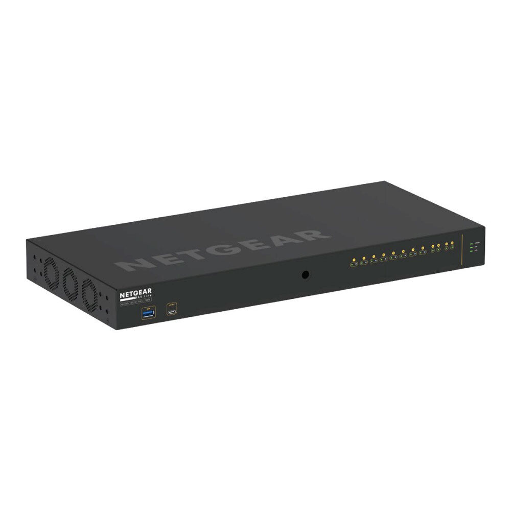 Netgear NETGEAR AV Line M4250-10G2XF-PoE+ - switch - 12 portar - Administrerad - rackmonterbar
