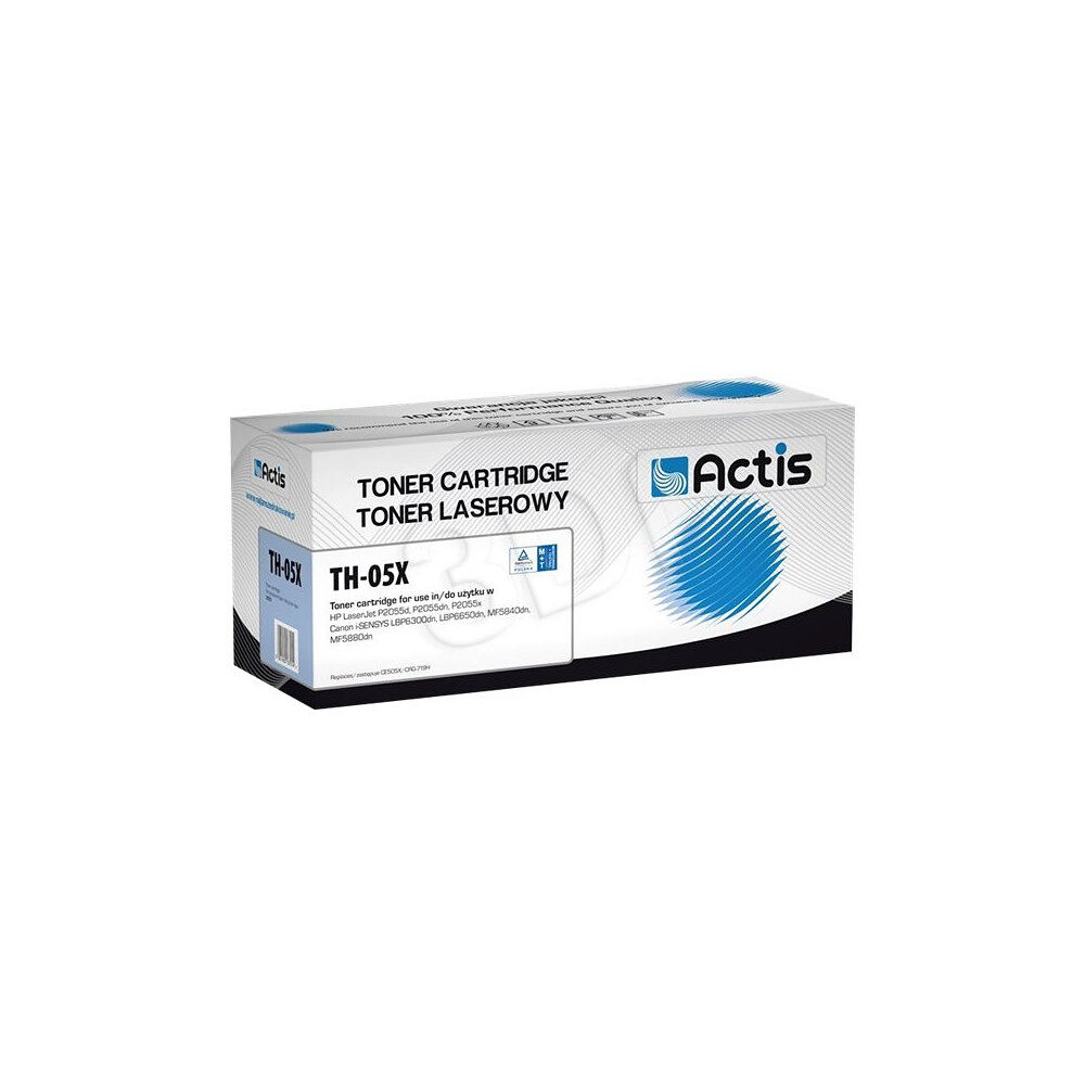 ACTIS Actis standard TH-05X - svart - kompatibel - tonerkassett (alternativ för: HP CE505X)