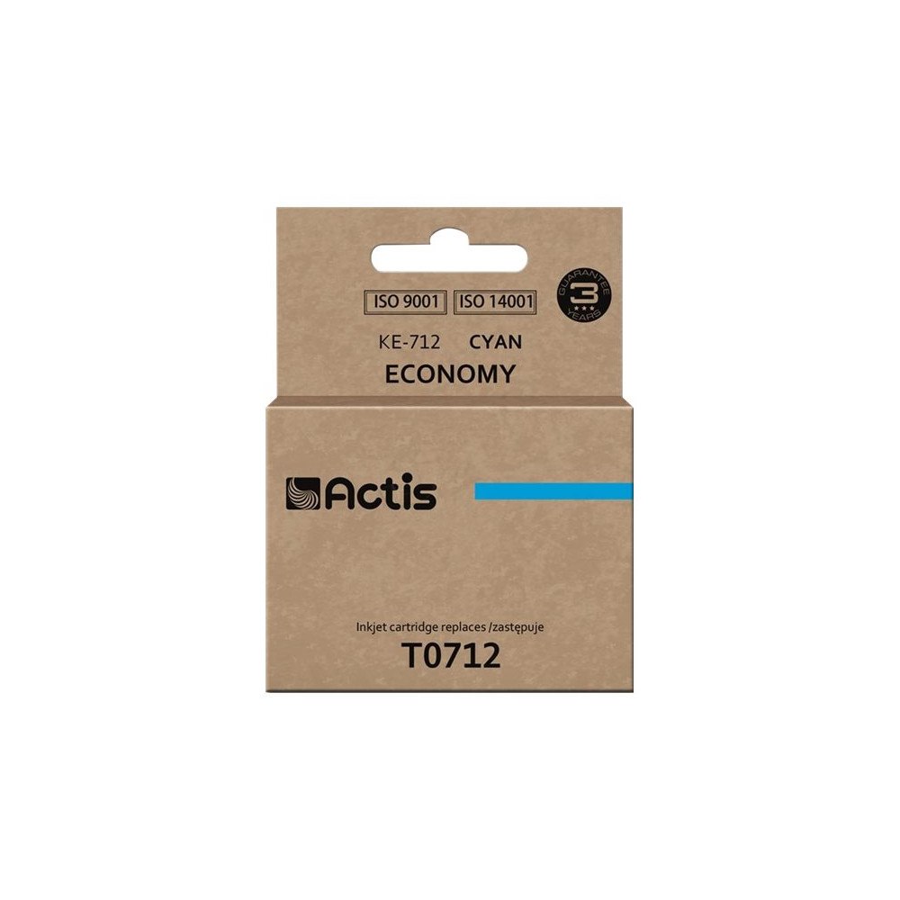 ACTIS Actis standard KE-712 - cyan - kompatibel - bläckpatron (alternativ för: Epson T0712, Epson T0892)