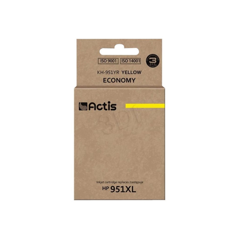 ACTIS Actis standard KH-951YR - Ekonomi - gul - kompatibel - rekonditionerad - bläckpatron (alternativ för: HP 951XL Y, HP CN0...