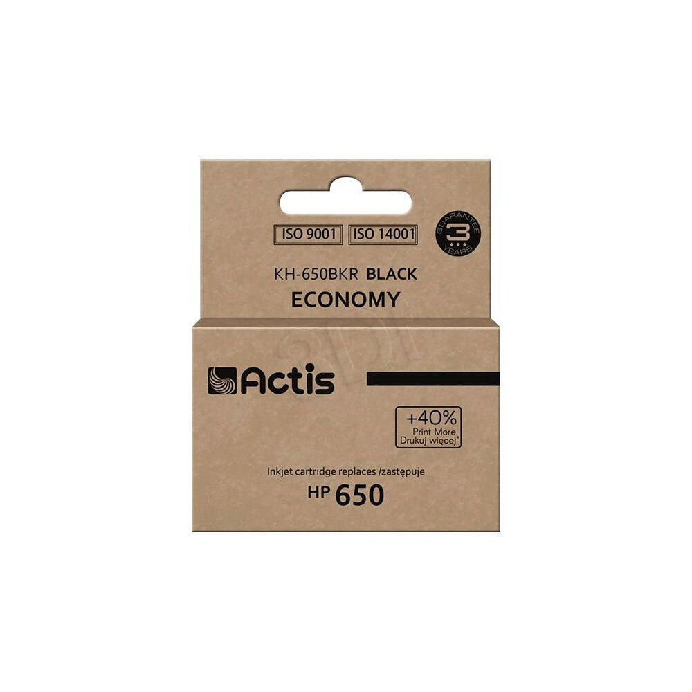 ACTIS Actis standard KH-650BKR - svart - kompatibel - återanvänd - bläckpatron (alternativ för: HP 650, HP CZ101AE)