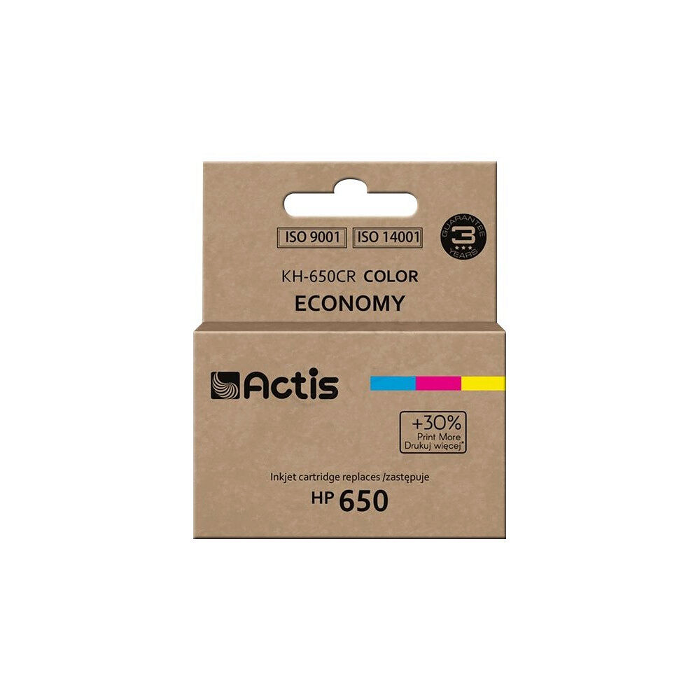 ACTIS Actis standard KH-650CR - färg (cyan, magenta, gul) - kompatibel - återanvänd - bläckpatron (alternativ för: HP 650, HP...