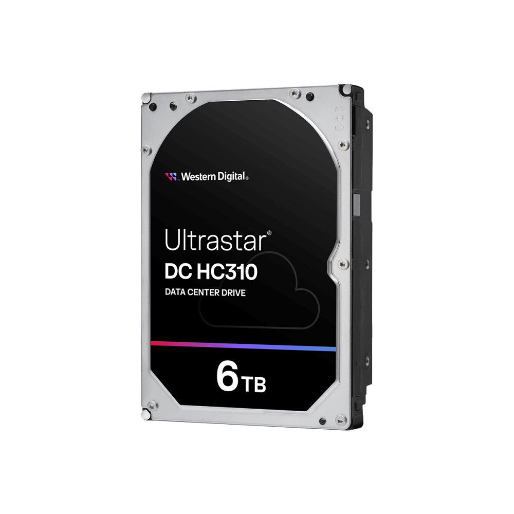 Western Digital WD Ultrastar DC HC310 HUS726T6TAL5204 - hårddisk - 6 TB - SAS 12Gb/s