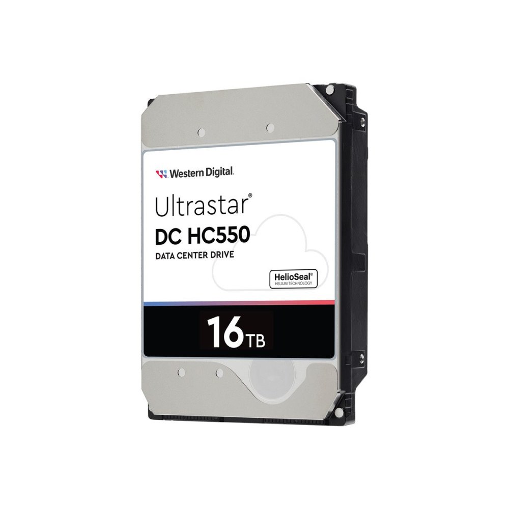 Western Digital WD Ultrastar DC HC550 WUH721816ALE6L4 - hårddisk - 16 TB - SATA 6Gb/s
