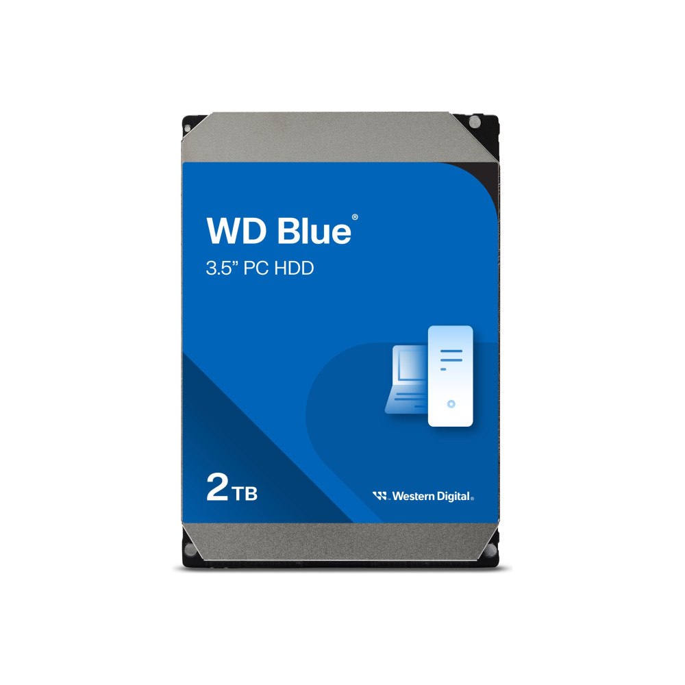 WD WD Blue WD20EARZ - hårddisk - 2 TB - SATA 6Gb/s