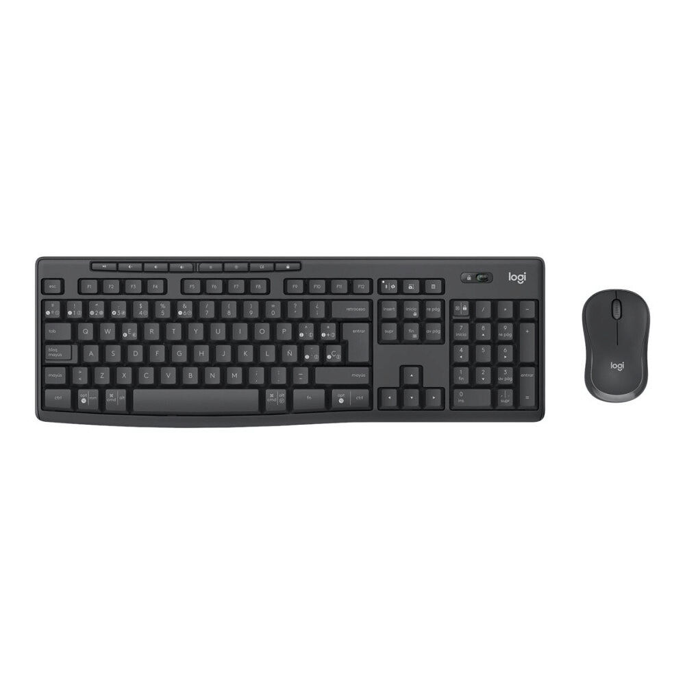 Logitech Logitech MK370 Combo for Business - sats med tangentbord och mus - QWERTY - USA, internationellt - grafit Inmatningsenhe...