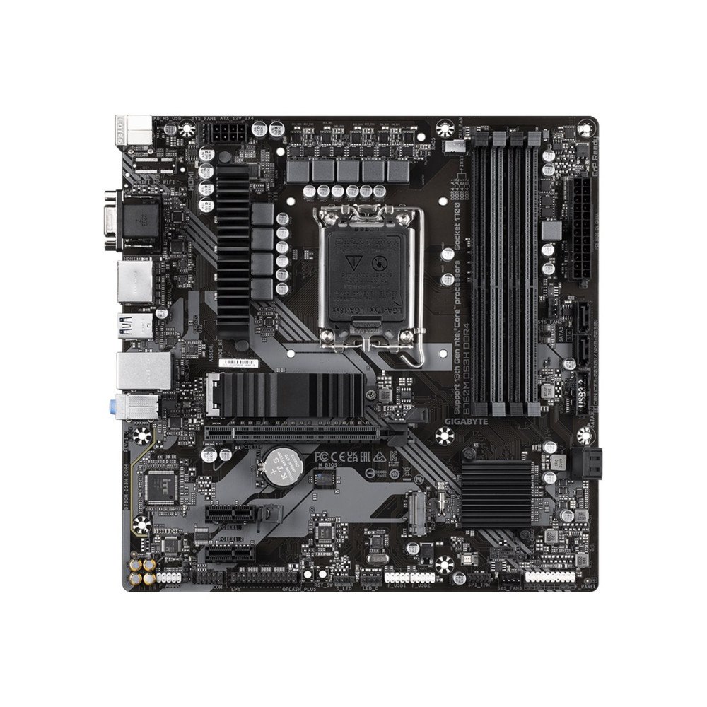 Gigabyte Gigabyte B760M DS3H DDR4 - 1.0 - moderkort - micro ATX - LGA1700-uttag - B760