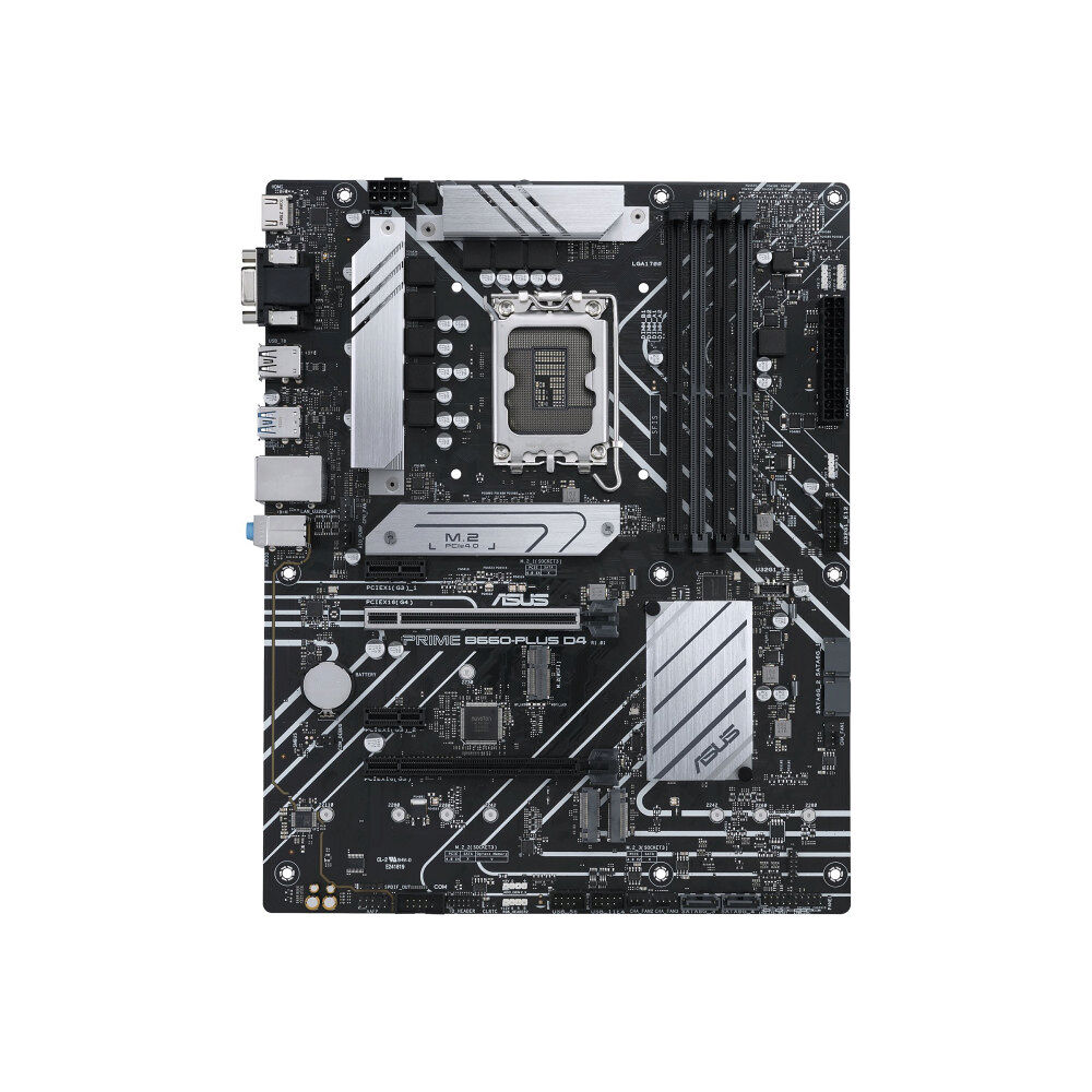 ASUS ASUS PRIME B660-PLUS D4 - moderkort - ATX - LGA1700-uttag - B660