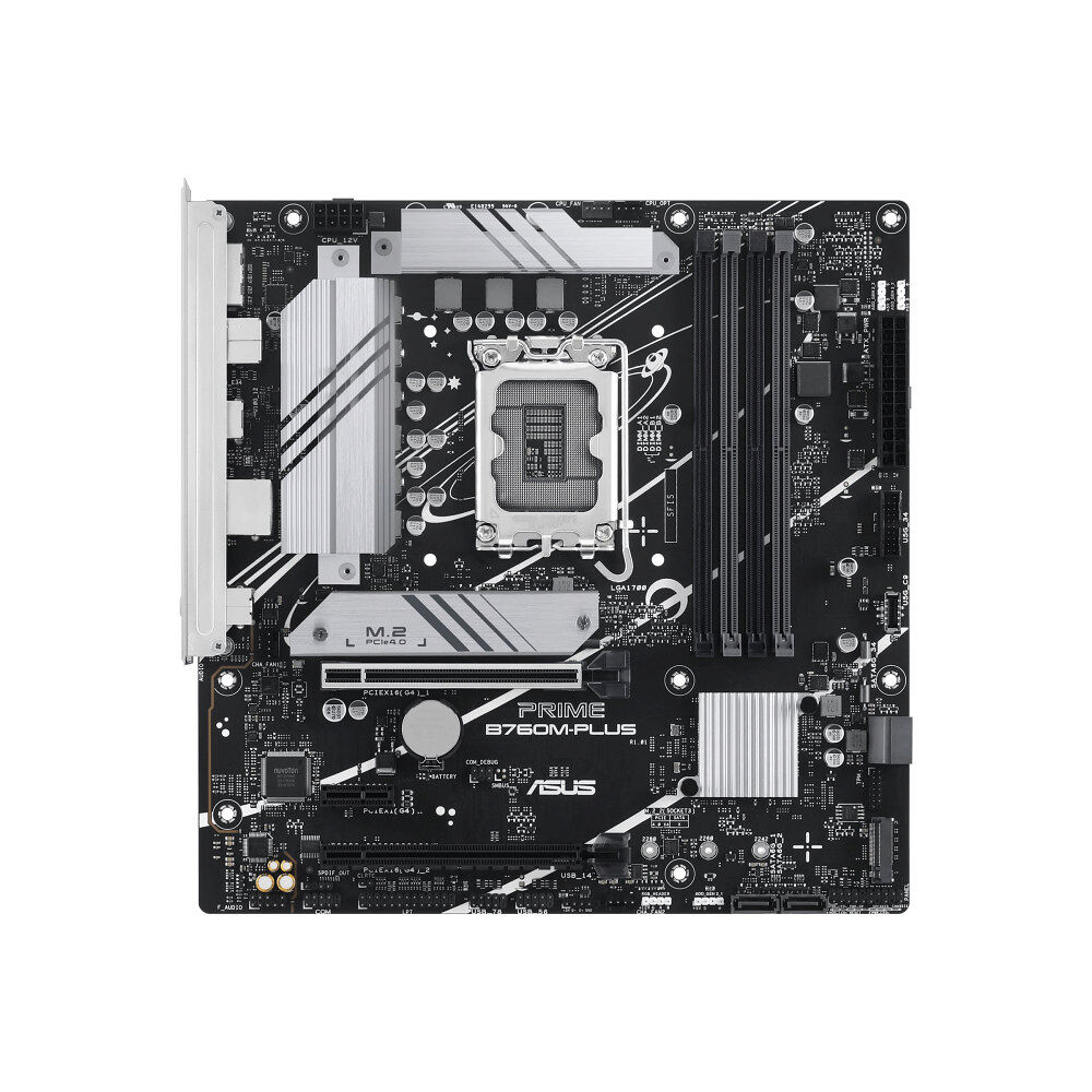 ASUS ASUS PRIME B760M-PLUS - moderkort - micro ATX - LGA1700-uttag - B760