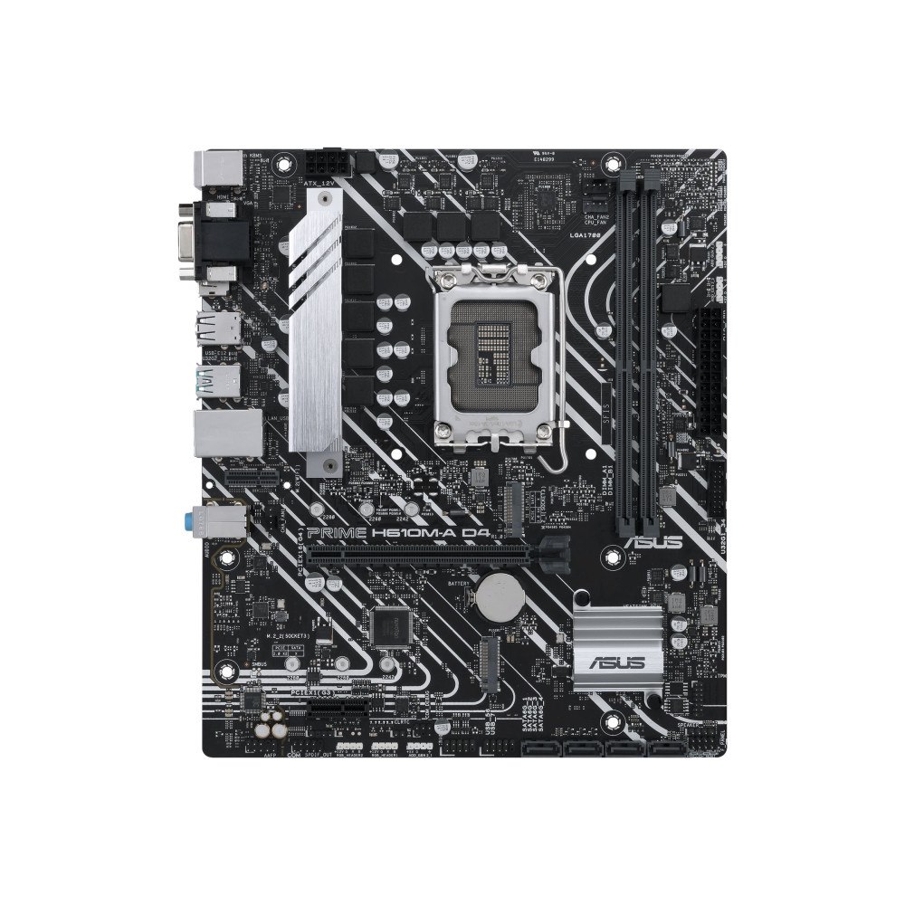 ASUS ASUS PRIME H610M-A D4-CSM - moderkort - micro ATX - LGA1700-uttag - H610