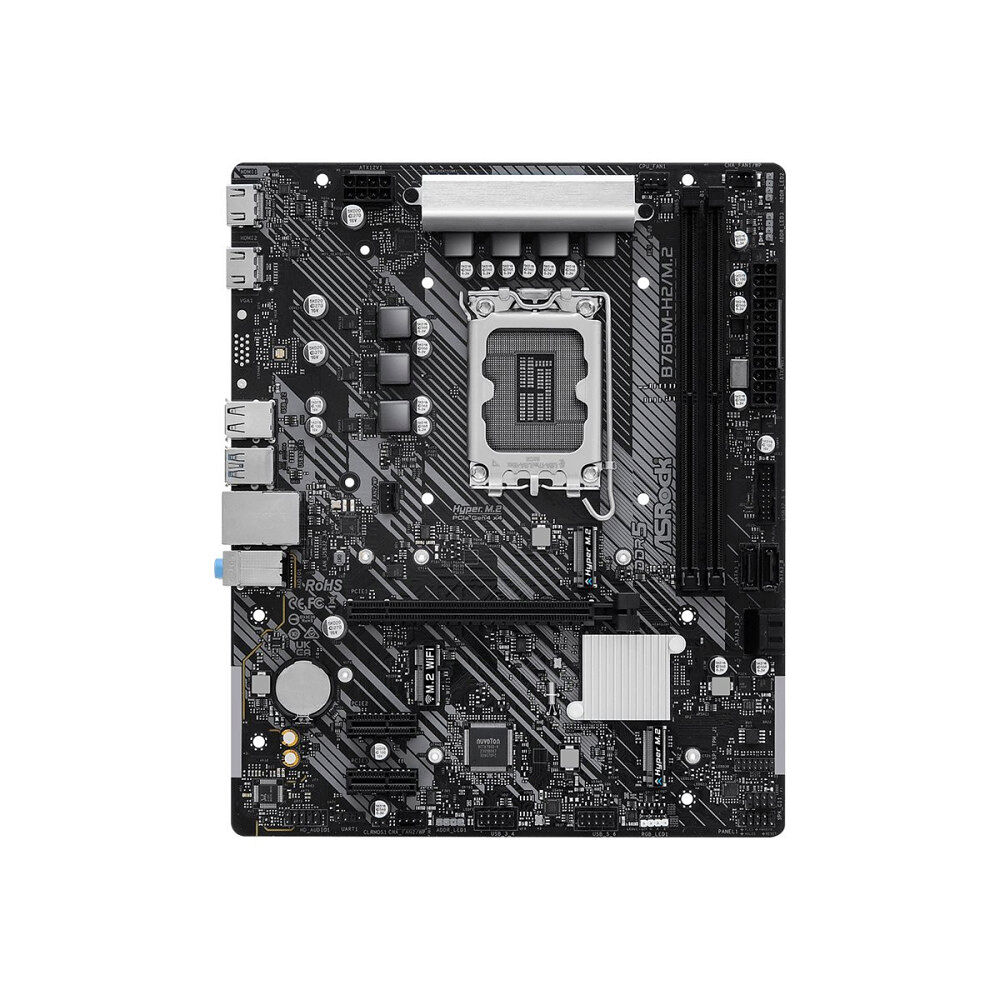 ASRock ASRock B760M-H2/M.2 - moderkort - micro ATX - LGA1700-uttag - B760