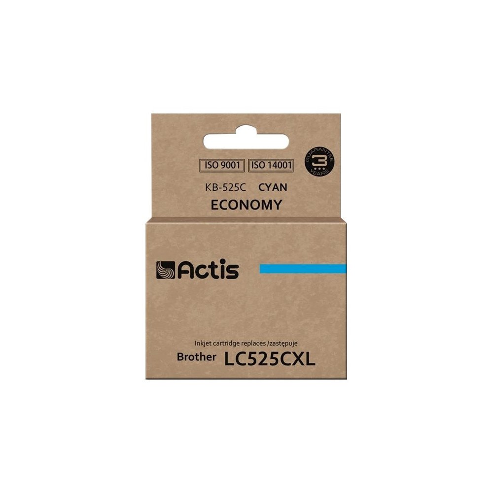 ACTIS Actis standard KB-525C - cyan - kompatibel - bläckpatron (alternativ för: Brother LC525C)