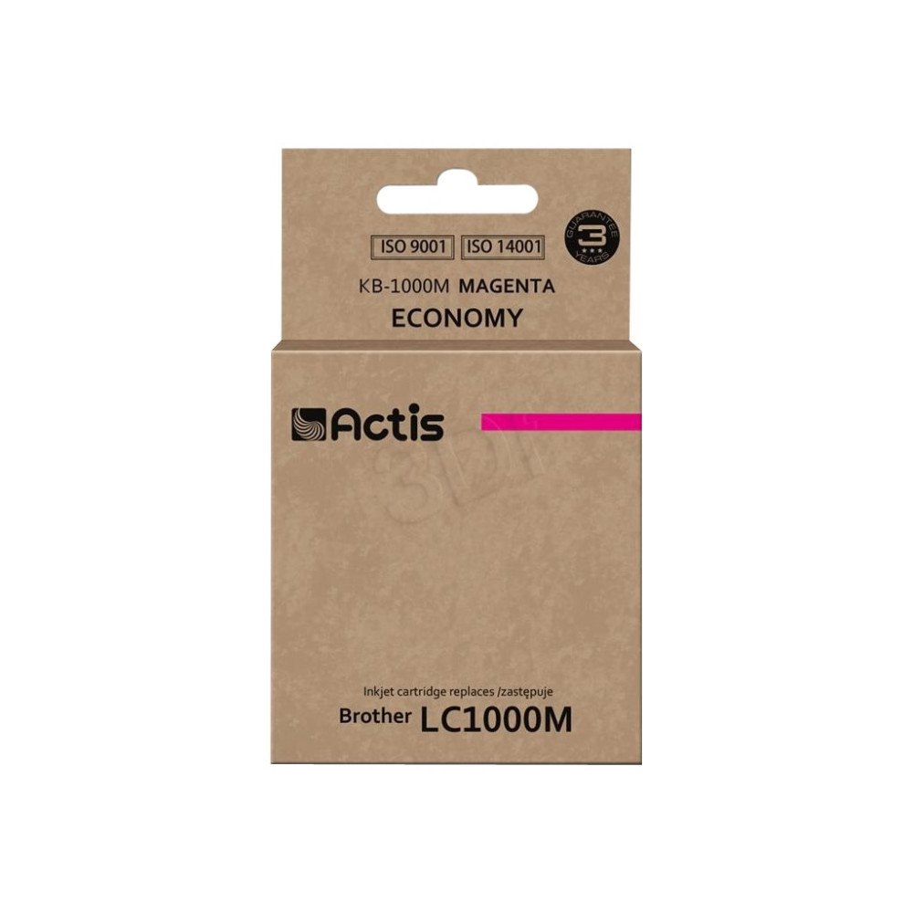 ACTIS Actis standard KB-1000M - magenta - kompatibel - bläckpatron (alternativ för: Brother LC1000m, Brother LC970M)