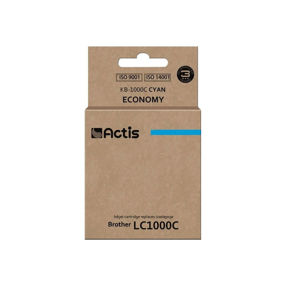 ACTIS Actis standard KB-1000C - cyan - kompatibel - bläckpatron (alternativ för: Brother LC1000C, Brother LC970C)