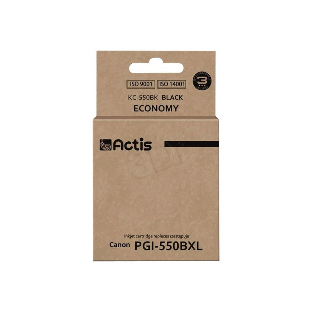 ACTIS Actis standard KC-550BK - Ekonomi - svart - kompatibel - bläckpatron (alternativ för: Canon PGI-550BK, Canon PGI-550BK X...