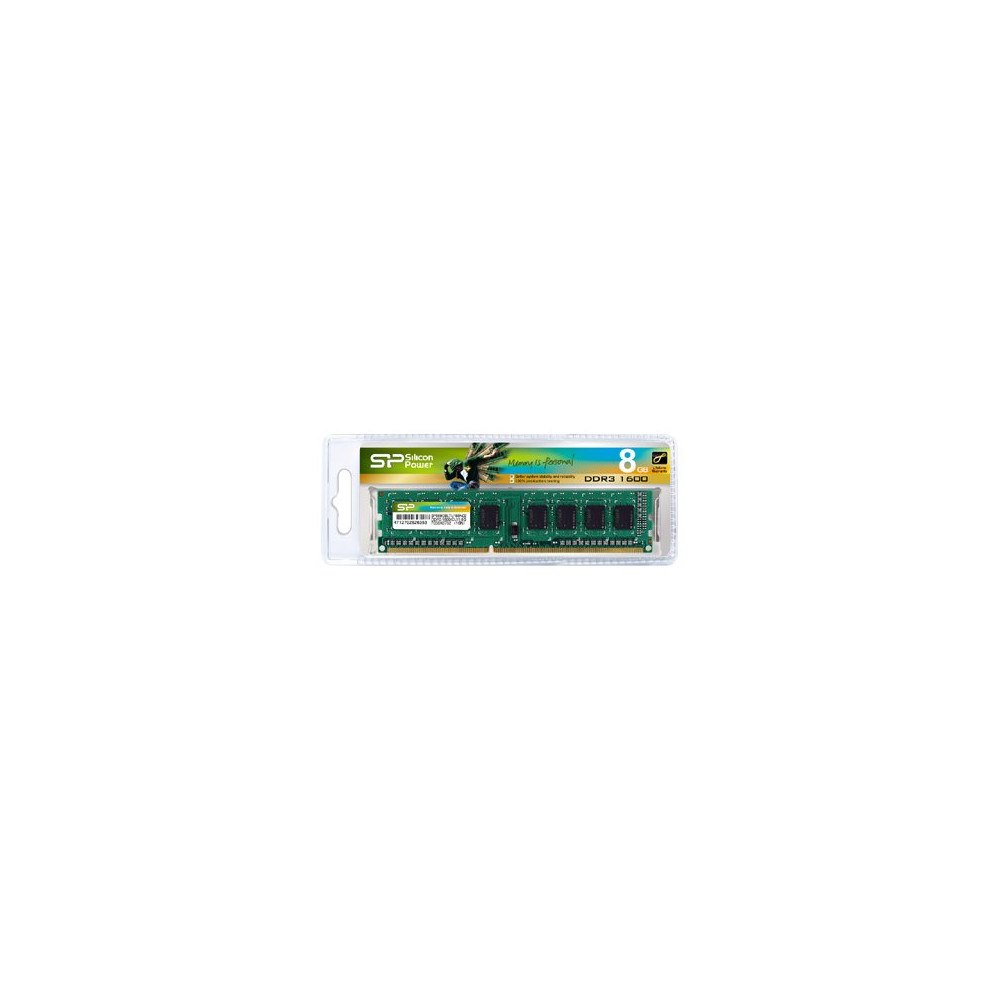 Silicon Power SILICON POWER - DDR3 - modul - 8 GB - DIMM 240-pin / PC3-12800 - ej buffrad