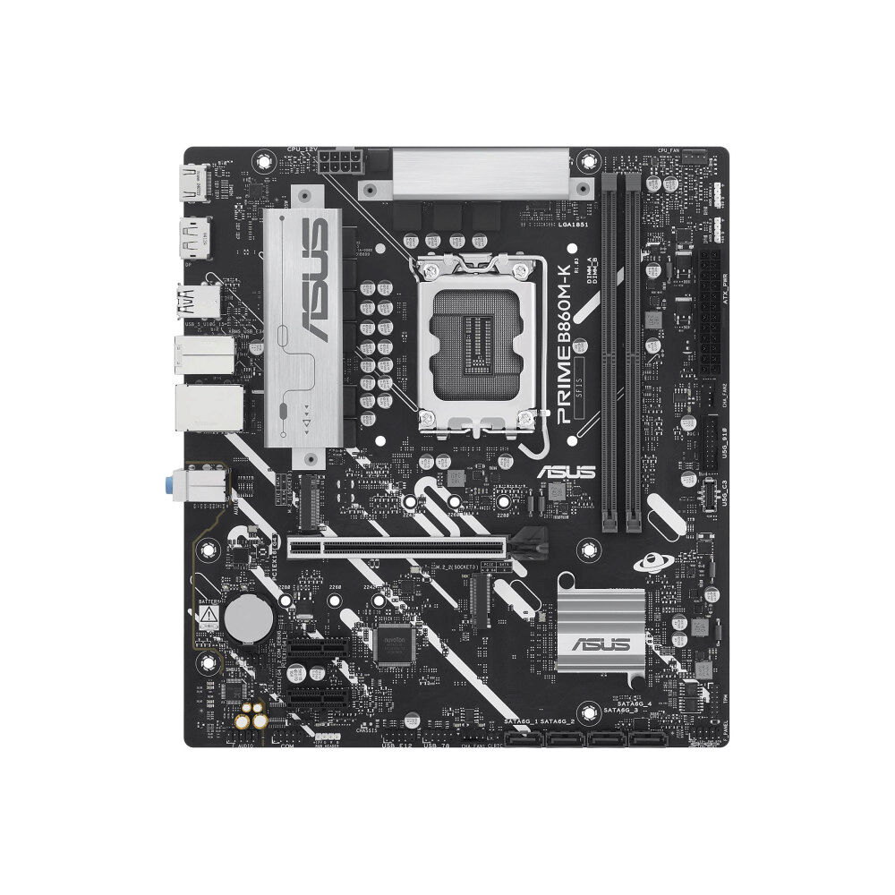 ASUS ASUS PRIME B860M-K - moderkort - micro ATX - LGA1851-uttag - B860