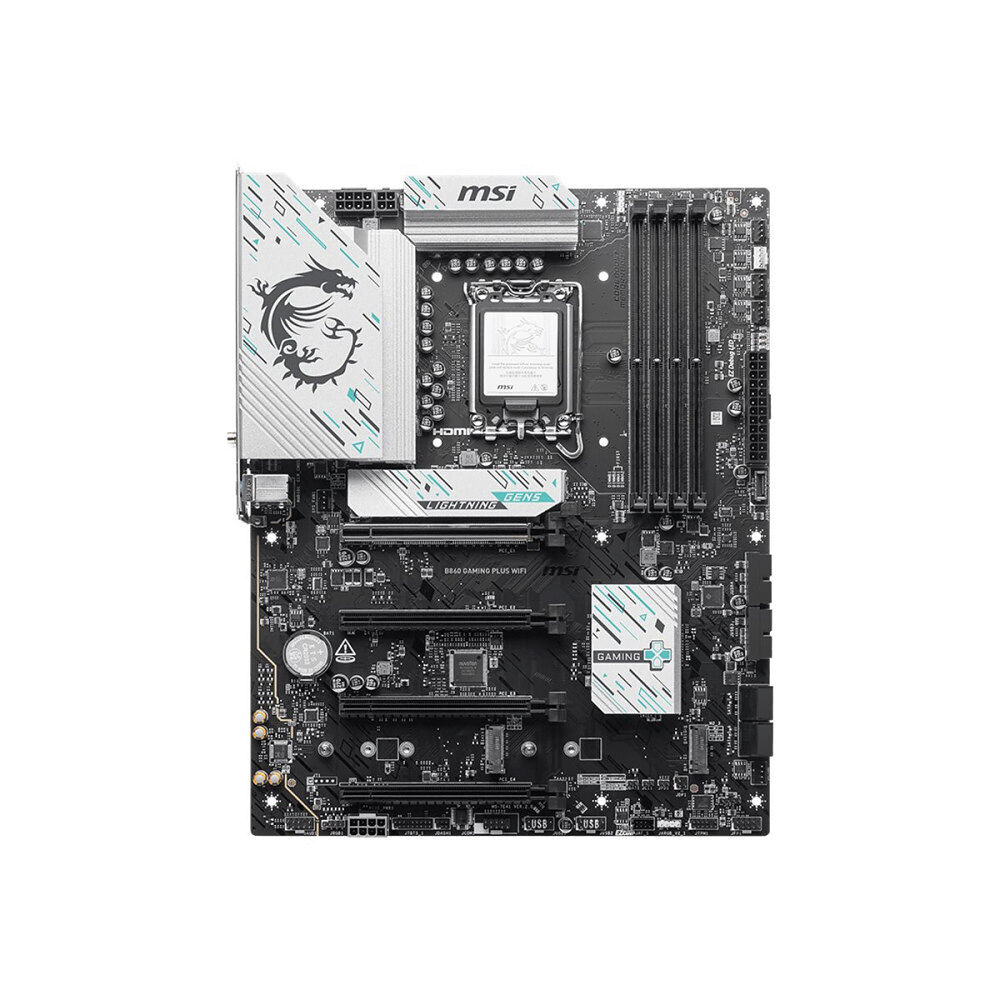 MSI MSI B860 GAMING PLUS WIFI - moderkort - ATX - LGA1851-uttag - B860