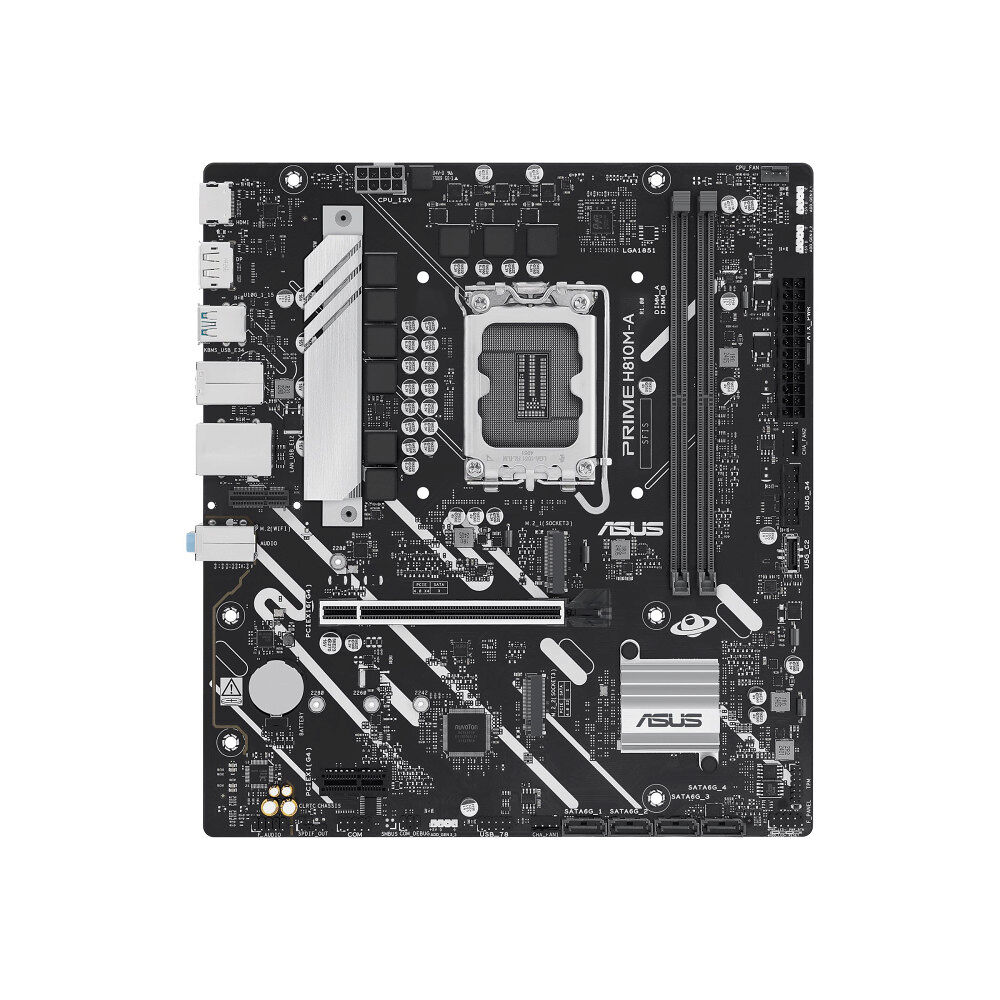 ASUS ASUS PRIME H810M-A-CSM - moderkort - micro ATX - LGA1851-uttag - H810