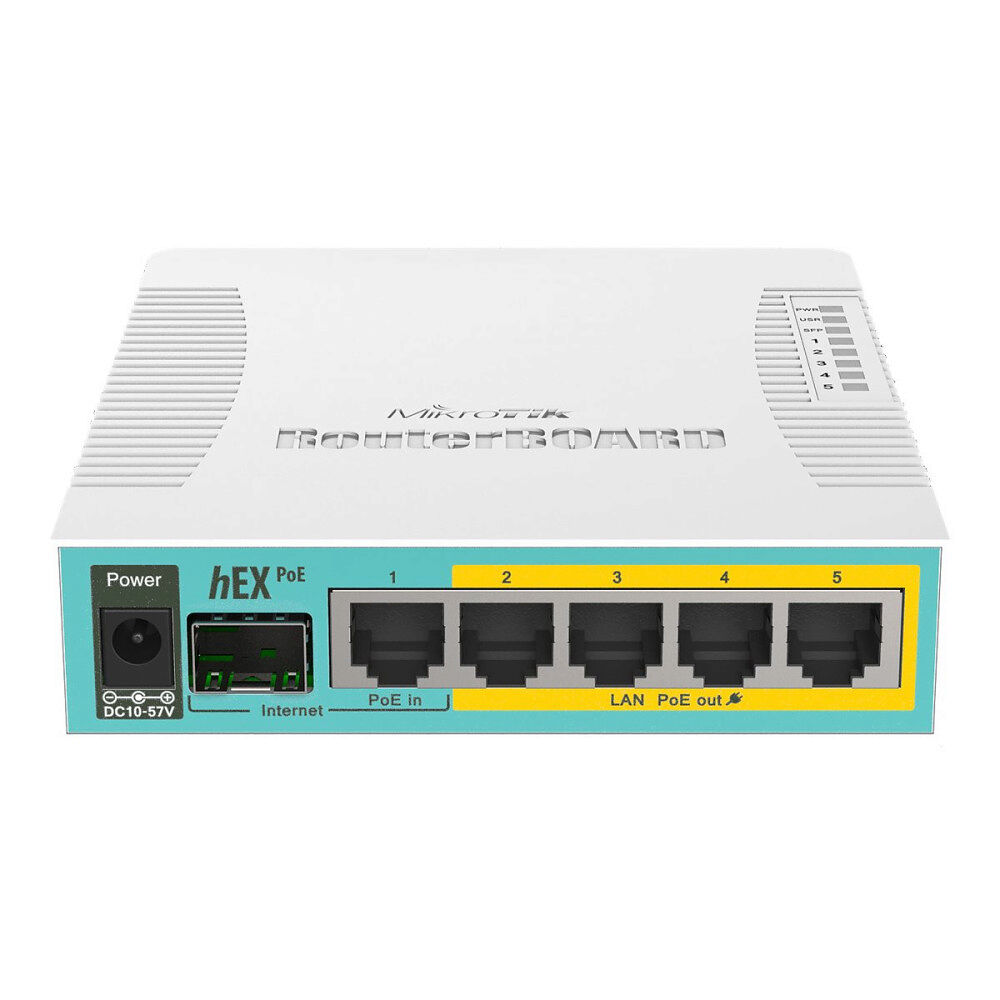 MikroTik MikroTik RouterBOARD hEX RB960PGS - router - skrivbordsmodell