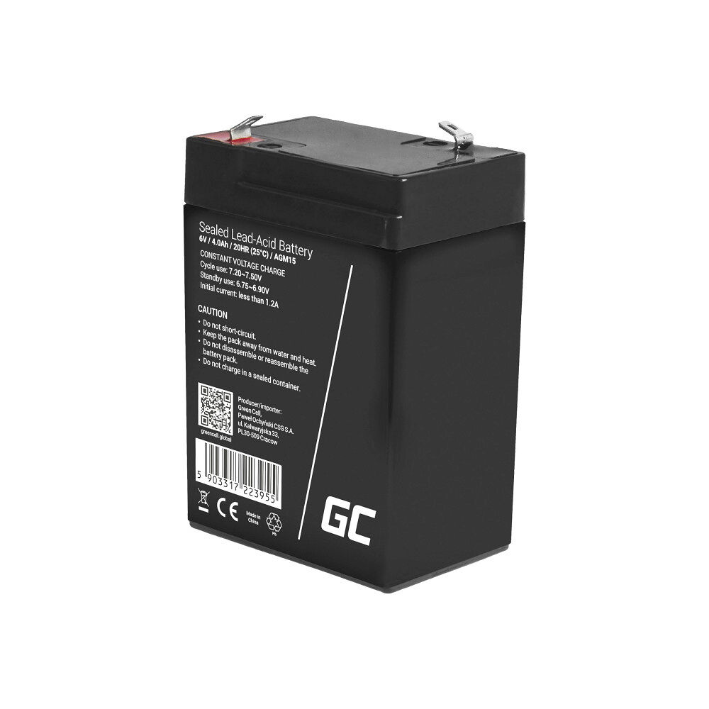 Green Cell Green Cell - UPS-batteri - Förseglat med blysyra (SLA) - 4 Ah