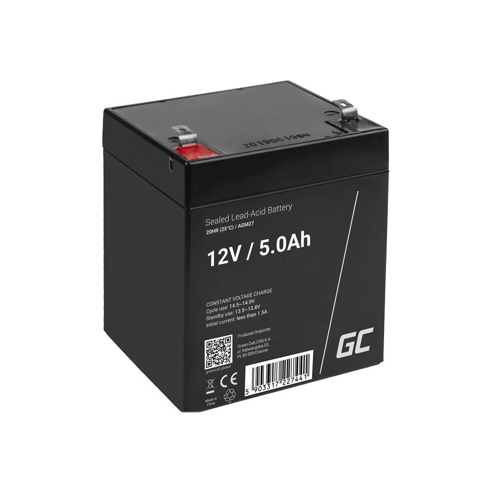 Green Cell Green Cell - UPS-batteri - Förseglat med blysyra (SLA) - 5 Ah