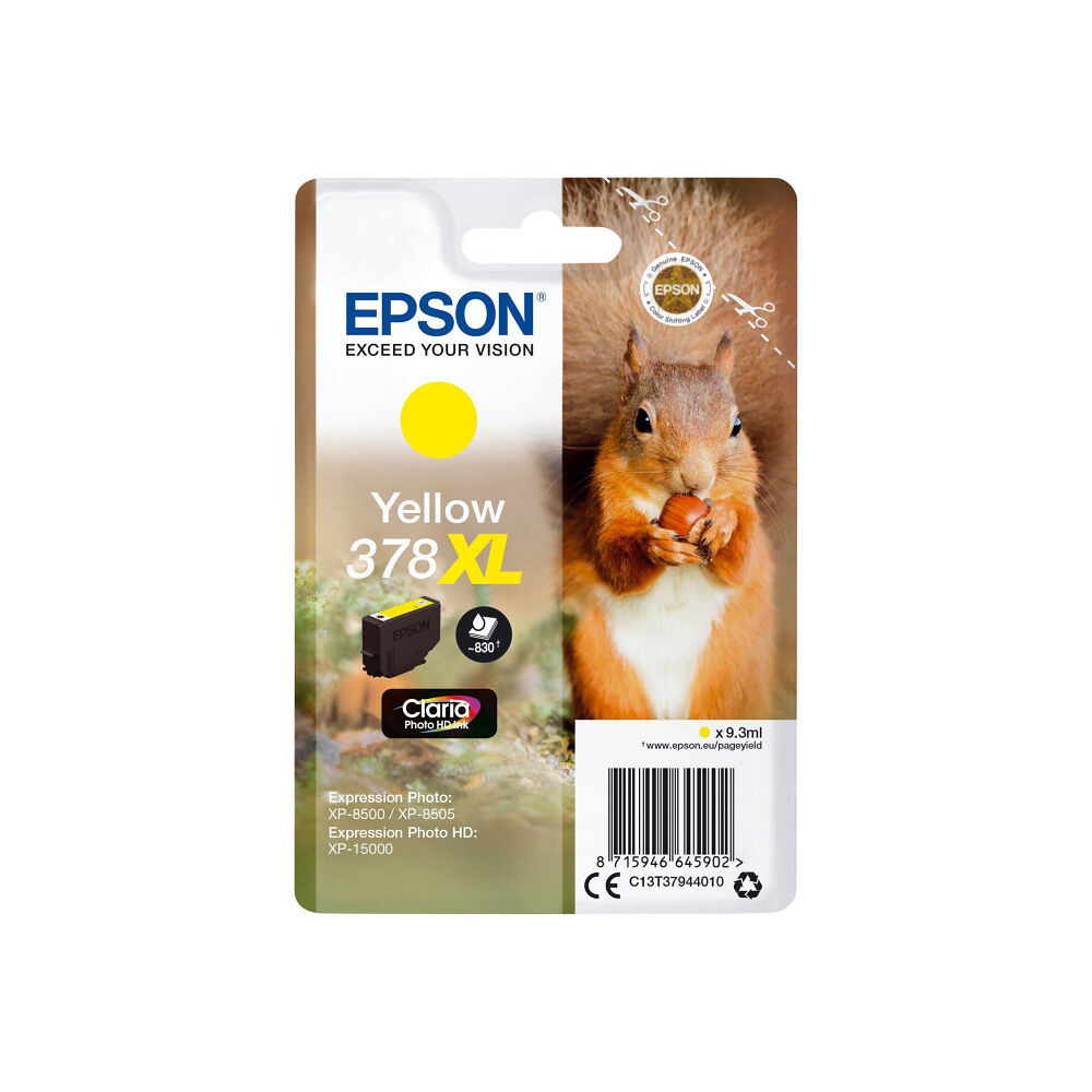 EPSON Epson 378XL - XL - gul - original - bläckpatron
