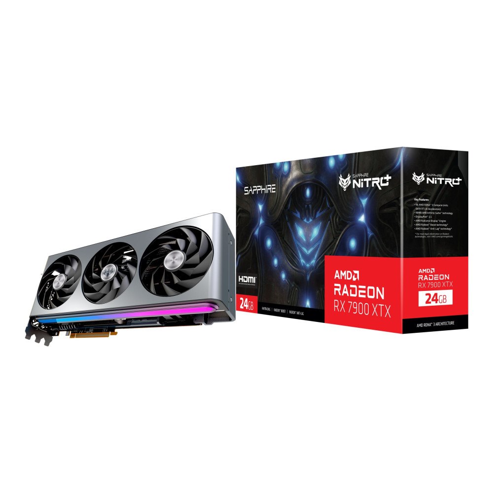 Sapphire Sapphire NITRO+ Radeon RX 7900 XTX Vapor-X - grafikkort - Radeon RX 7900 XTX - 24 GB