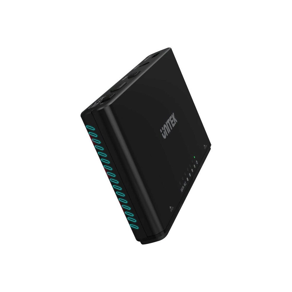 UNITEK Unitek SolidForce+ - förvaringslåda - SATA 6Gb/s / PCIe 3.0 x2 (NVMe) - USB 3.2 (Gen 2)