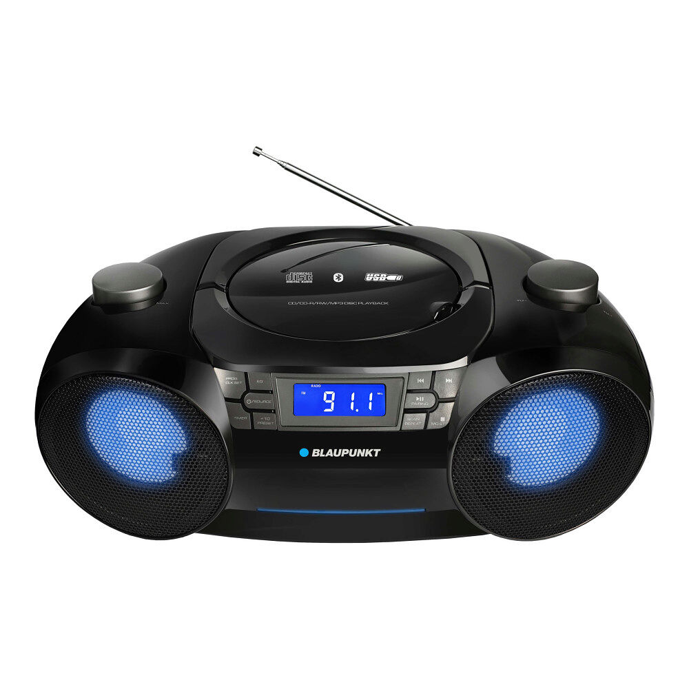 Blaupunkt Blaupunkt BB31LED - boombox - CD, USB-radio, flashminneskort, Bluetooth