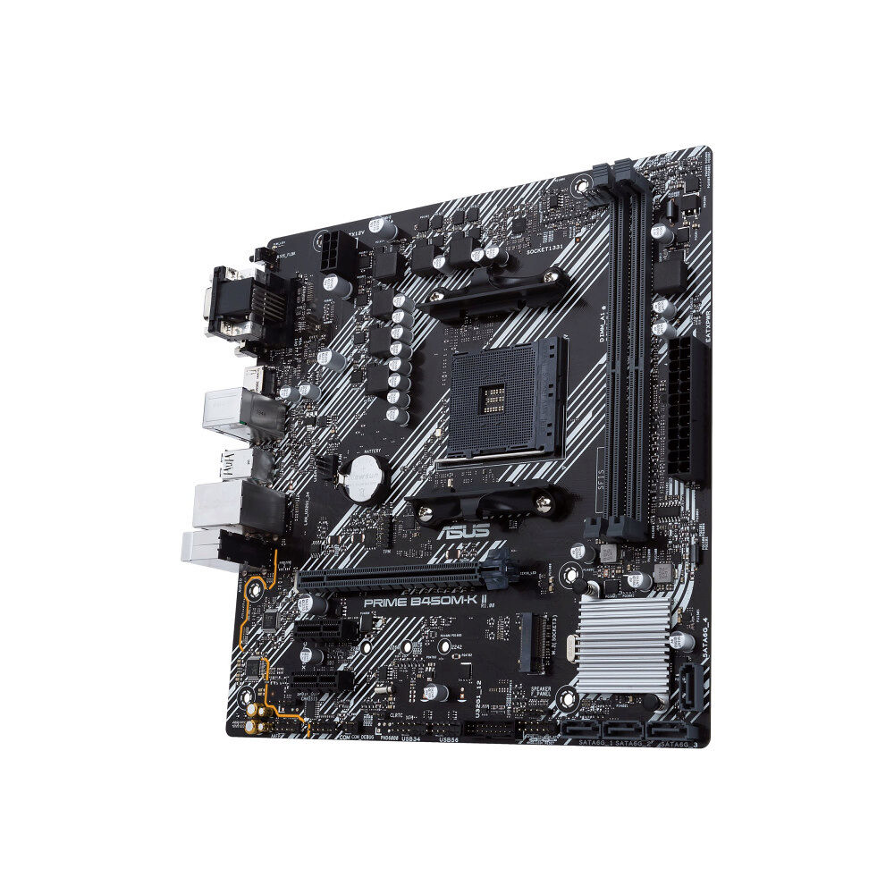 ASUS ASUS PRIME B450M-K II - moderkort - micro ATX - Socket AM4 - AMD B450
