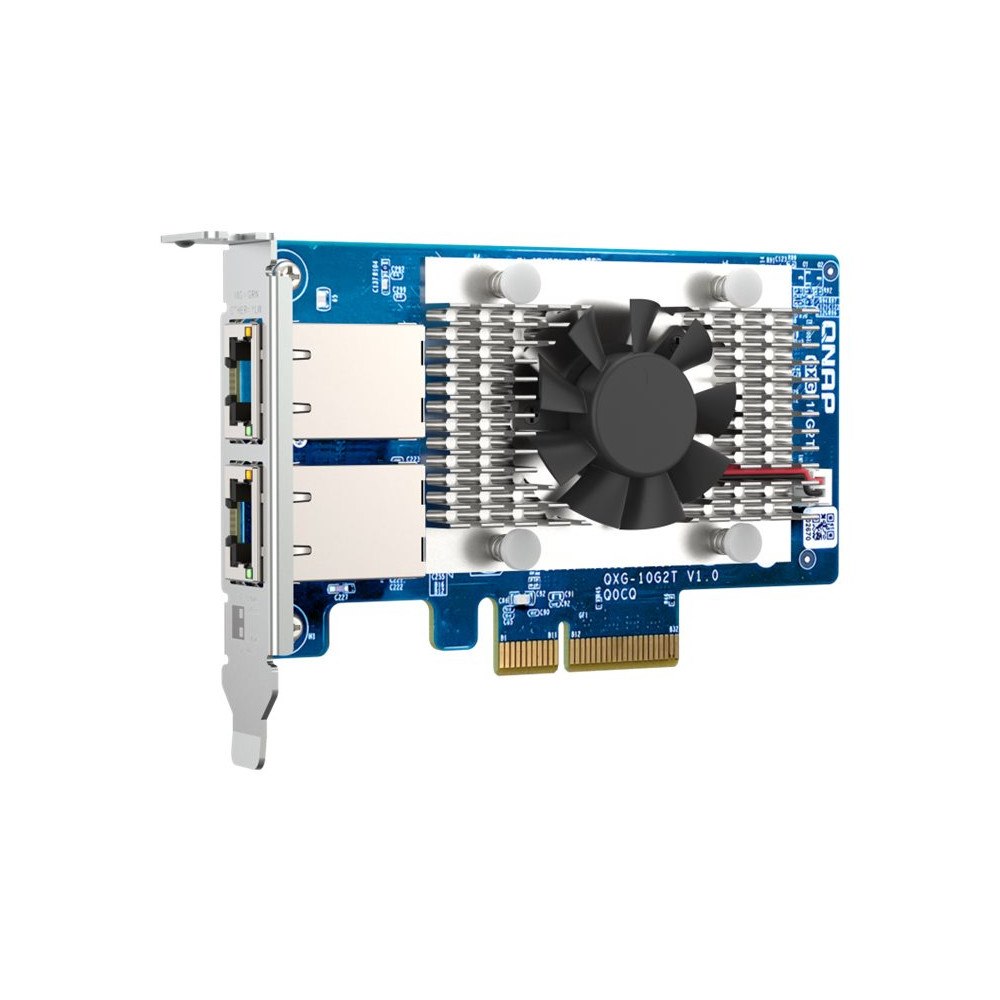 QNAP QNAP QXG-10G2T - nätverksadapter - PCIe 3.0 x4 - 100M/1G/2.5G/5G/10 Gigabit Ethernet x 2