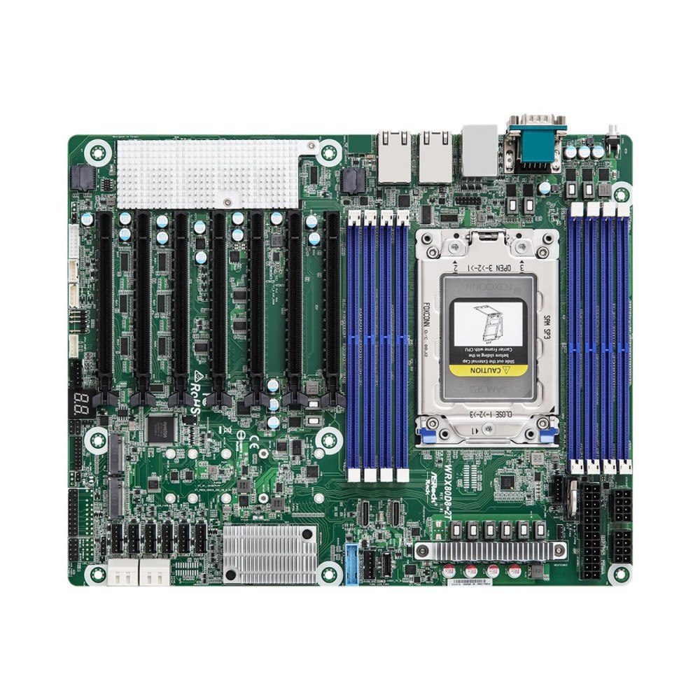 ASRock ASRock Rack WRX80D8-2T - moderkort - ATX - Socket SP3 - AMD WRX80