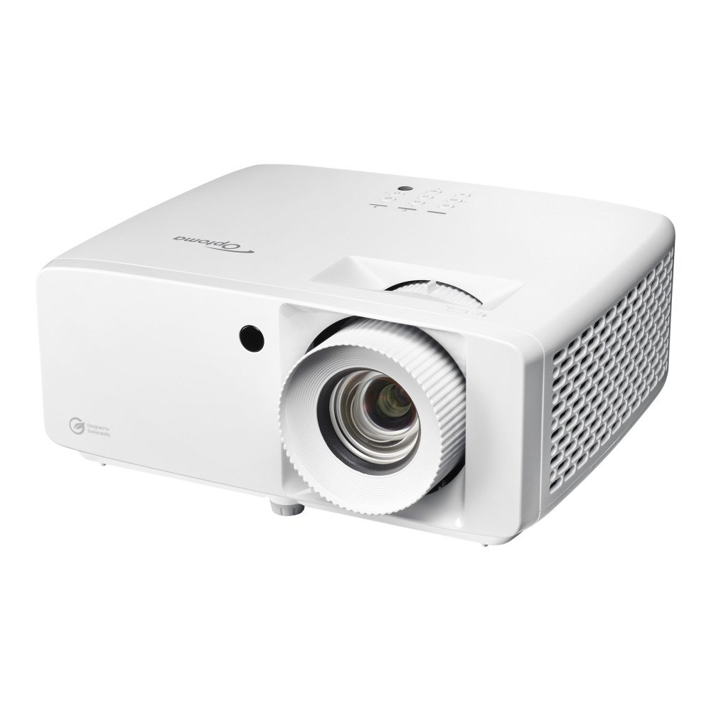 Optoma Optoma UHZ66 - DLP-projektor - bärbar - 3D - LAN - vit