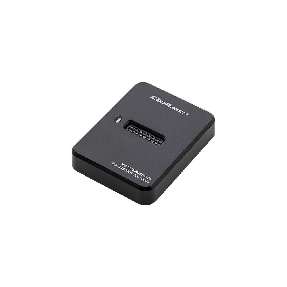 Qoltec Qoltec - SSD-dockningsstation - M.2 Card (PCIe NVMe & SATA) - USB 3.1 (Gen 2)