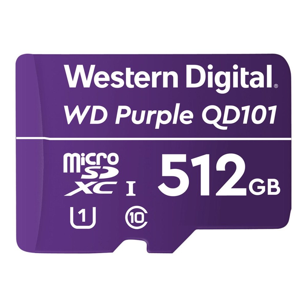 WD WD Purple SC QD101 WDD512G1P0C - flash-minneskort - 512 GB - mikroSDXC UHS-I