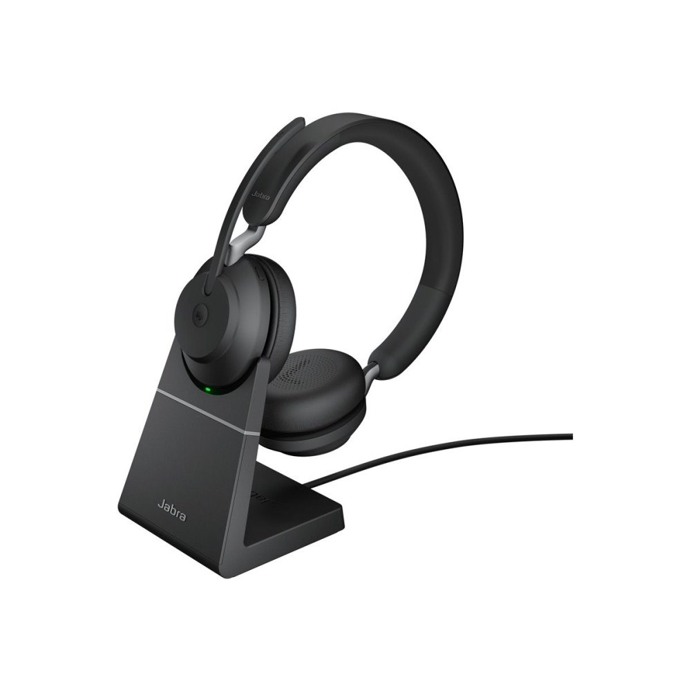 Jabra Jabra Evolve2 65 MS Stereo - headset - USB-A - med laddningsställ