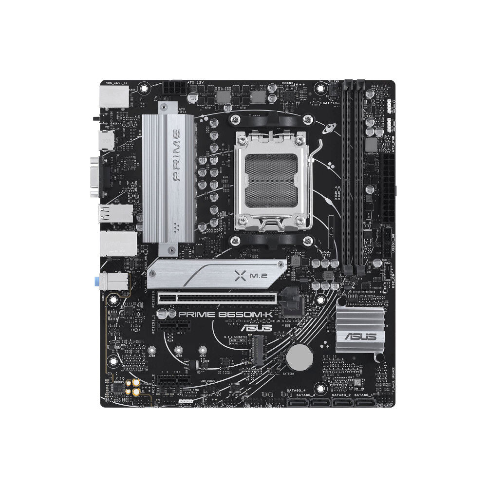 ASUS ASUS PRIME B650M-K - moderkort - micro ATX - Socket AM5 - AMD B650