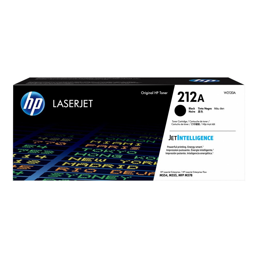 Hewlett-Packard HP 212A - svart - original - LaserJet - tonerkassett (W2120A)