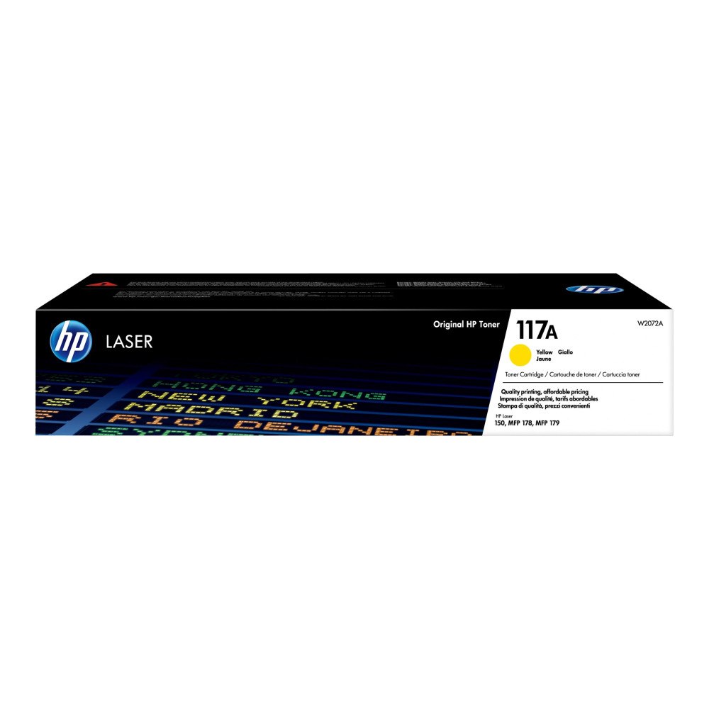 Hewlett-Packard HP 117A - gul - original - tonerkassett (W2072A)